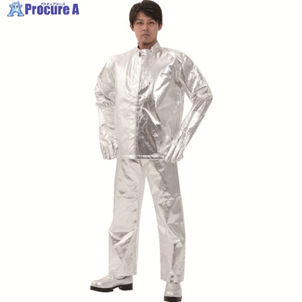 日本エンコン 全アルミ耐熱服 ズボン LL 5012-2L(819-2924) 1着 ▼819-2924