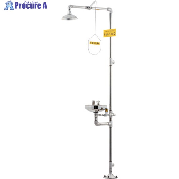 日本エンコン まさかの時用シャワー・洗眼器 502-50FS(819-2963) 1台 ▼819-2963 ※車上乗り合い船