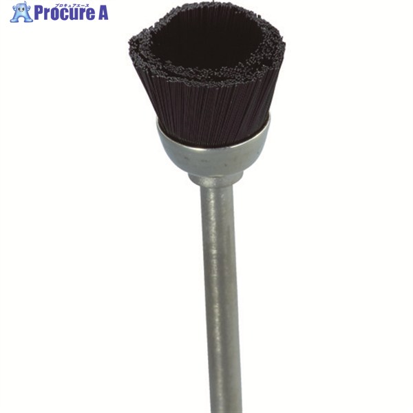 ナカニシ 静電防止ナイロンブラシ 5本入 カップ型 φ13×8×軸φ3 線φ0.15 50743 1パック ▼831-4875