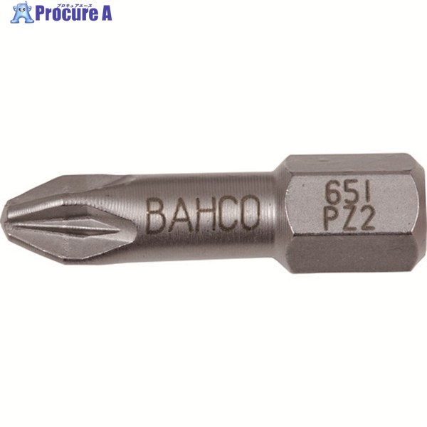 BAHCO 片頭ドライバービット ステンレス製 2個入り PZ3 全長25mm 65I/PZ3-2P 1パック ▼139-3742