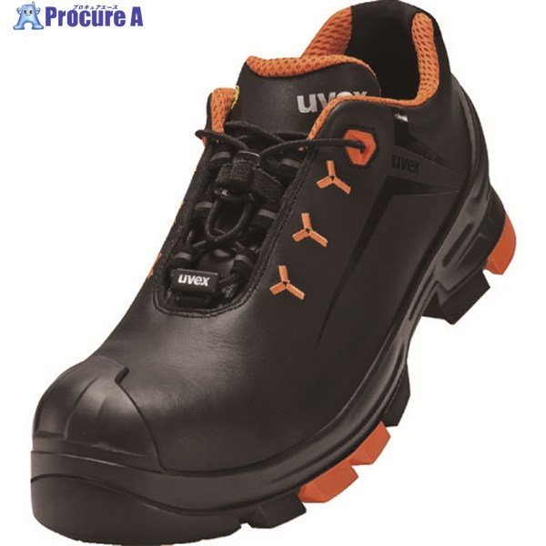UVEX 【売切商品】UVEX2 ローシューズ ブラック 24.5CM 6502.5-39 1足 ▼149-4459 |プロキュアエース