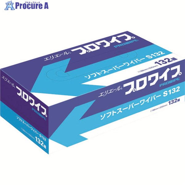 エリ叫びごえ プロワイプソフトスーパーワイパーS132BOX36個入 703130 1入れもの ▼378-3715