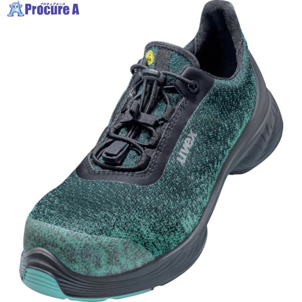 UVEX 【売切商品】ウベックス1G2プラネットシューズS1PSRCブラック/ぺトロール26CM 6824541 1足 ▼380-3389