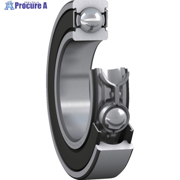 SKF 単列深溝玉軸受 軸受両端当たること消印 口径150mmX外径225mmX幅35粍 6030-2RS1 1個 ▼388-3210