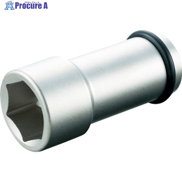 TONE インパクト用ロングソケット 対辺寸法50mm 全長100mm 6NV-50L 1個 ▼395-6296 ●YA513