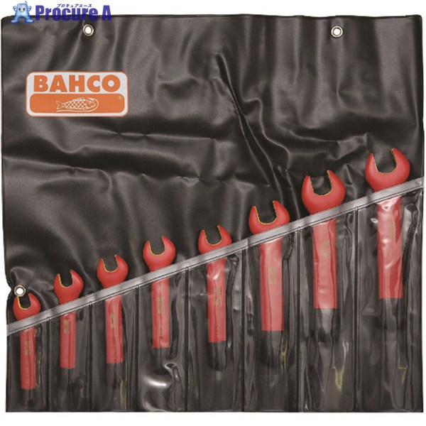 BAHCO 1000V絶縁片口スパナセット 6MV/8T 1S ▼437-1283 ｜プロキュアエース 19,595円