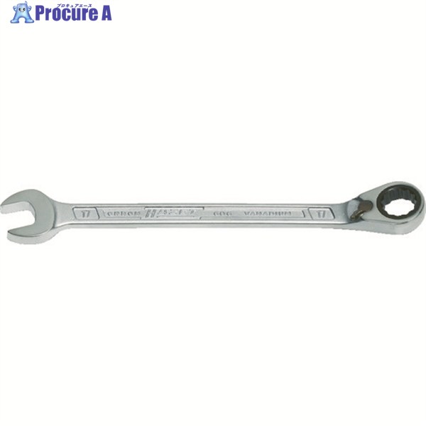 HAZET 切替式ギヤレンチ(コンビタイプ) 8mm 606-8 1丁 ▼439-3945