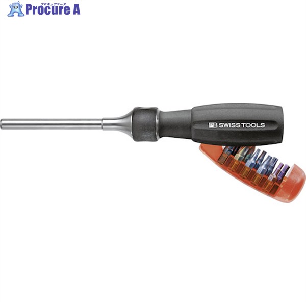 PBスイスツールズ ビット差替ドライバー インサイダープロ ロングラチェット 6510.R-100 1S ▼554-4163 8,024円