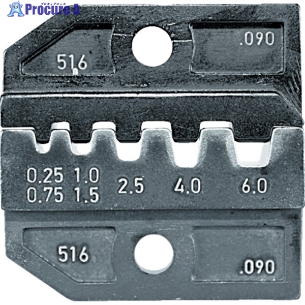 RENNSTEIG 【売切廃番】圧着ダイス 624-090 フェルール端子0.25-6.0 624-090-3-0 1組 ▼766-5326