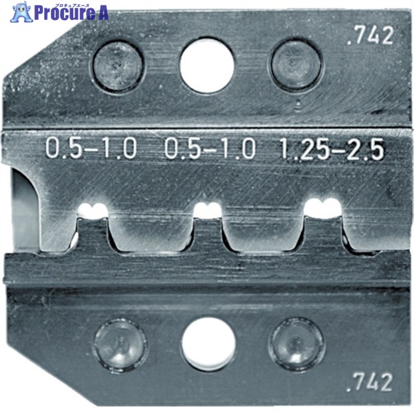 RENNSTEIG 【売切廃番】圧着ダイス 624-742 オープンバレル接続端子 0.5- 624-742-3-0 1組 ▼766-5458 |プロキュアエース