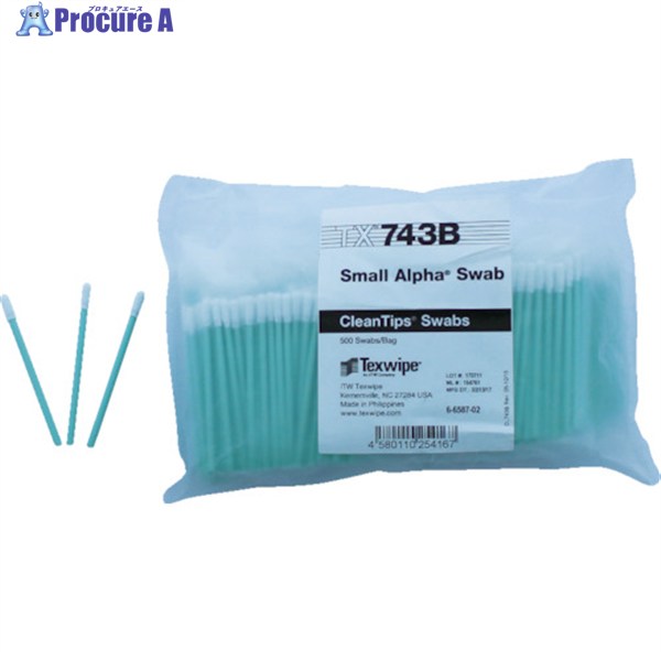 AS アルファ突っ支い棒TX743B 100本入X5袋 6-6587-02 1袋 ▼828-6481
