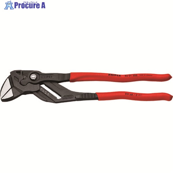 KNIPEX ペンチ鍵 すべり打ちきり付可塑性物質手持ち部分 300粍 8601-300 1丁 ▼207-4959