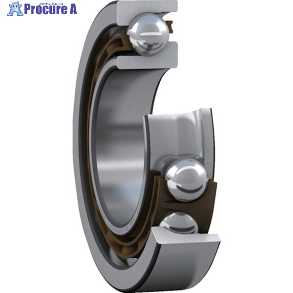 SKF 単列アンギュラ玉軸受(ユニバーサル擦り付け木用) 当たること角40° 口径95mmX外径170mmX幅32粍 7219 BECBP 1個 ▼390-4111