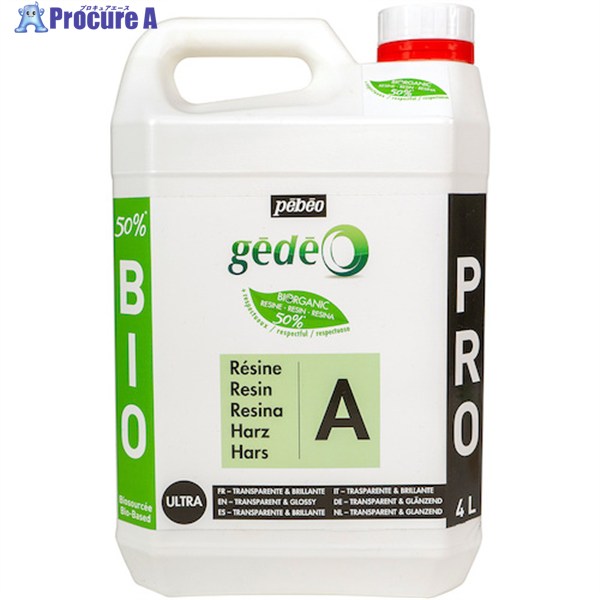Pebeo バイオベース・クリスタルレジンキット6L(主剤4L＋硬化剤2L) 766145 1個 ▼556-8799
