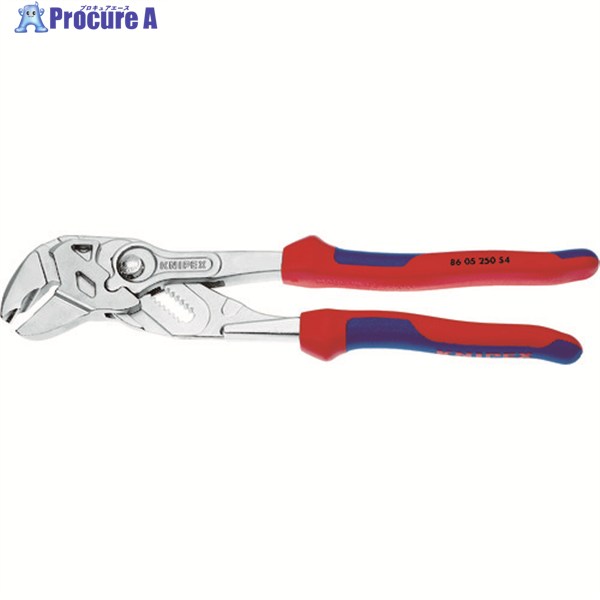 KNIPEX プライヤーレンチ 250mm 航空機仕様 切断角度45度 8605-250-S4 1丁 ▼752-1685