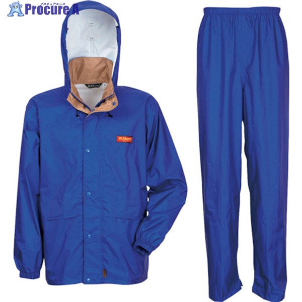 カジメイク エントラントレインスーツ 青色 M 7200-45-M 1着 ▼811-0527 レインスーツ-レインウェア-メンズファッション