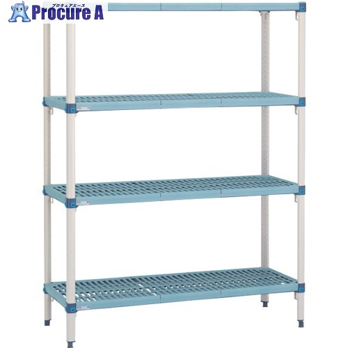 ERECTA 地下鉄道マックスQ 間口1520mm×奥ぶかさ620mm×高さ1886粍 4段 MQ2460GMQ74PE4 1台 ■▼349-8720 【貨物輸送都度積もり書き】