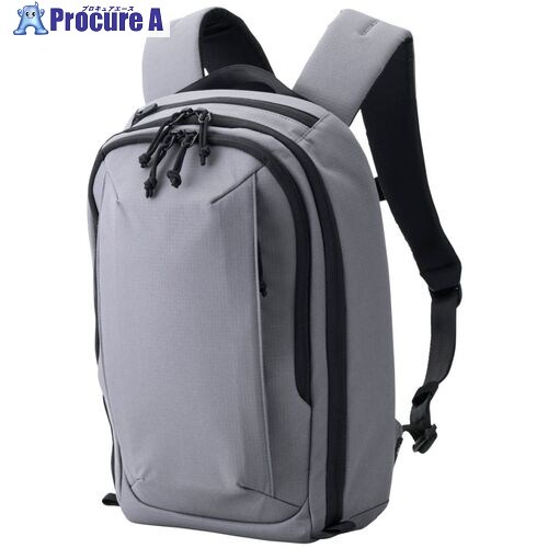ELECOM バックパック MNL CITY PACK Lite CORDURA re/cor 14inch 14L チャコール BM-MNLBP04DGY 1個 ■▼715-9756