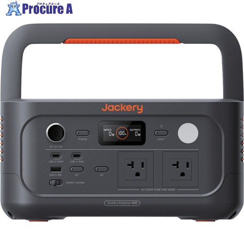Jackery 携帯型ワット数 600New JE-600A 1台 ▼719-1047