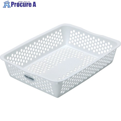 SANKO pla 430861 フランクバスケット NO2 ホワイト 235×300×65 430861 120個 ■▼723-5450 【送料都度見積】