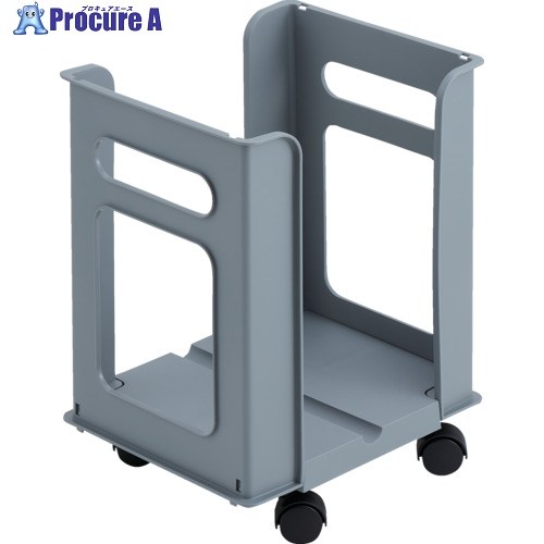 SANKO pla 515918 ニューズストッカー キャスター付 薄墨色 320×265×410 515918 18個 ■▼723-7025 【貨物輸送都度積もり書き】