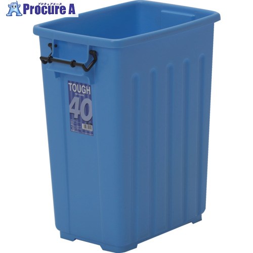 SANKO pla 500112 手ごわい角ペール 40型本体 青碧 445×285×510 500112 10台 ■▼723-7069 【貨物輸送都度積もり書き】