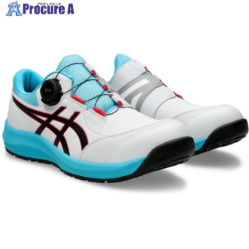 ASICS ウィンジョブCP309 BOA ホワイト×ブラック 25.0cm 1273A095.100-25.0 1足 ▼607-0834