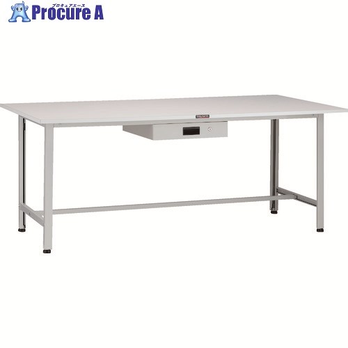TRUSCO 軽掛け目御役目台(200kg)AO型 1800X900XH740 薄型1段引出付 白いこと色 AO-1890UDK1 1台 ▼125-9160