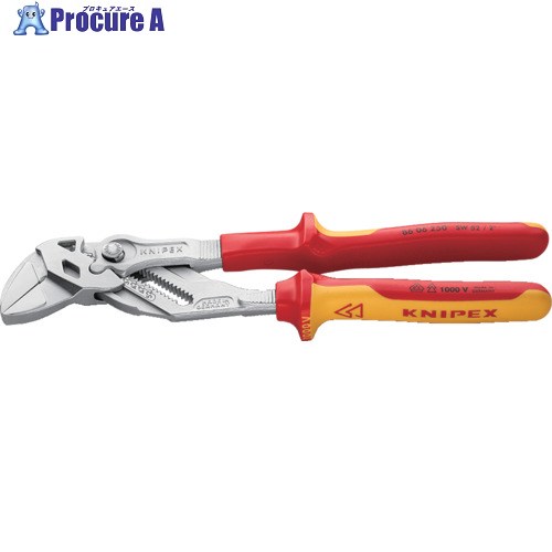 KNIPEX 不成立ペンチ鍵 250粍 8606-250 1丁 ▼195-3511