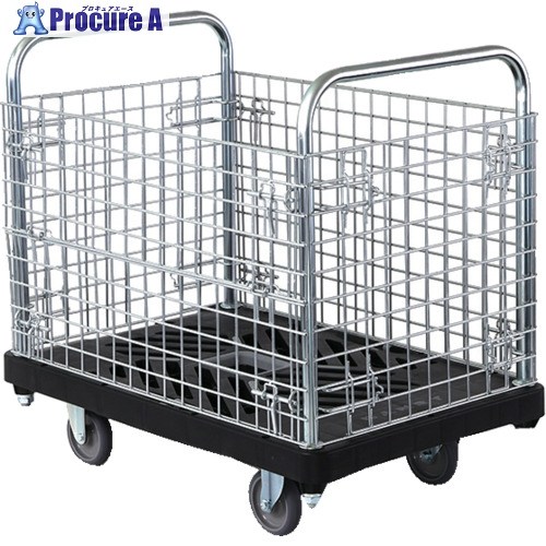 ダンディ プラスチック台車 ダンディXシリーズ タイプXA カゴ台車 W935&times;D605 XA-BW 1台 ◇▼208-2173 ※車上渡し｜プロキュアエース