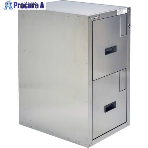 TRUSCO 耐震薬品庫 455X600XH800 2段引出型 SY-2N 1台 ◇▼686-3297 ※車上渡し