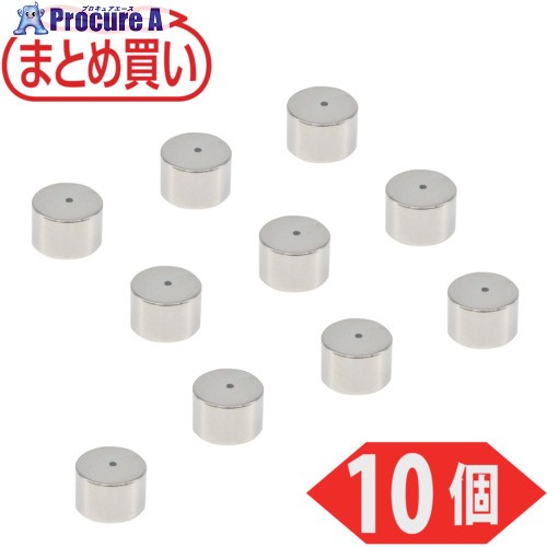 TRUSCO まとめ買い ネオジム磁石 丸形 外径15mmX厚み10mm 10個入 TN15-10R-10P 1パック ▼691-5424