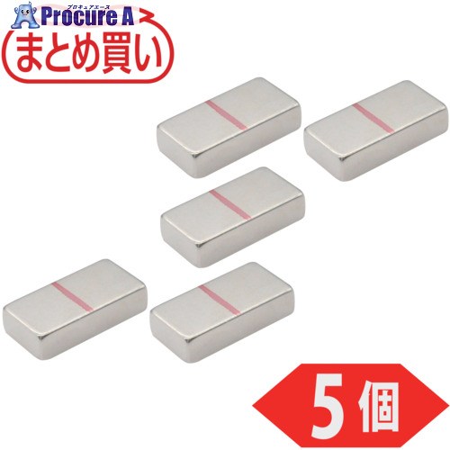 TRUSCO まとめ買い ネオジム羅針盤 角形 20mmX10mmX5粍 10個入 TN20-10T5K-10P 1風呂敷き包み ▼691-5476