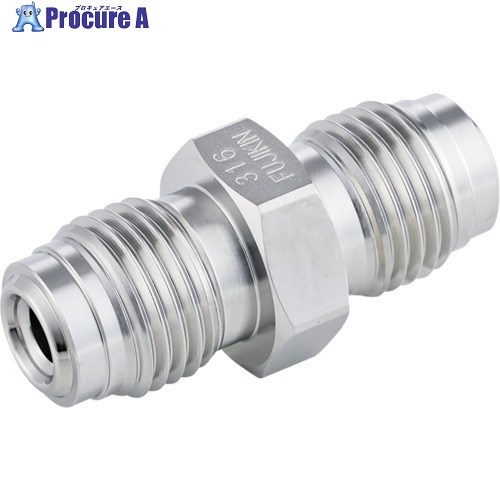 Fujikin ステンレス鋼製UJRあと取り_UJR-F UJR-F-6.35-0.05-UP 1個 ■▼655-4105 【貨物輸送都度積もり書き】