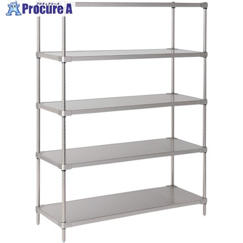 ERECTA 百貨店つづき物・304ソリッドシェルフ MSS1820 間口1822mm×奥ふかさ461mm×高さ1384粍 DB付 4段 MSS1820SPS1390W4 1台 ■▼622-2758