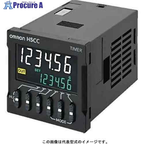 OMRON デジタルタイマ エコノミータイプ ソケットタイプ 1段 接点出力 AC100-240V H5CC-L8 1個 ■▼687-2340 【送料都度見積】 ●I586