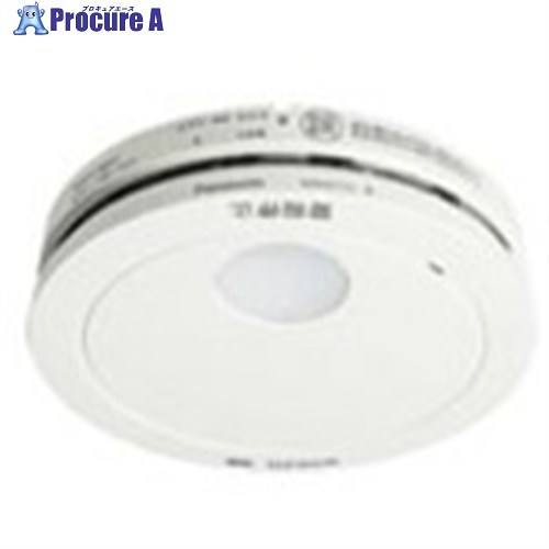 Panasonic 火災警報器 けむり当番 薄型 2種 電池式・ワイヤレス連動子器・あかり付 警報音・音声警報・AiSEG連携機能付 SHK42712K 1台 ■▼716-2229 【送料都度見積】