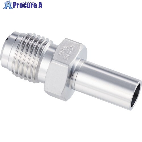 Fujikin ステンレス製UJR継手_UJR-R UJR-R-6.35X9.52M-316LP 1個 ■▼654-6166 【送料都度見積】