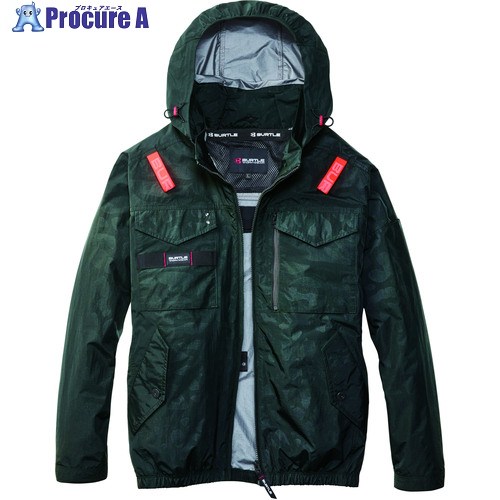 BURTLE ACタクティカルブルゾン AC1151-38-XL カモフラブラック AC1151-38-XL 1着 ▼716-1487