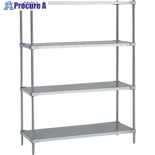 ERECTA 百貨店続きもの・304ソリッドシェルフ 間口606mm×奥ぶかさ614mm×高さ2197粍(P) DB付 4段 LSS610SP2200W4 1台 ■▼347-5810 【貨物輸送都度積もり書き】