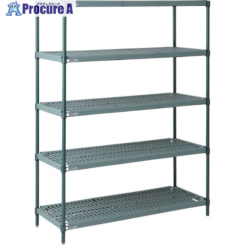ERECTA 地下鉄道 スーパーエレクター・プロ 間口1520mm×奥ぶかさ612mm×高さ1387粍 (PK)5段 PR2460NK354PK35 1台 ■▼349-9846 【貨物輸送都度積もり書き】