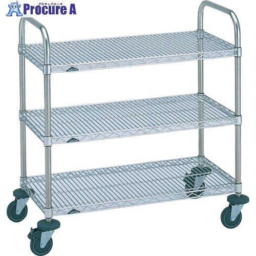 ERECTA ステンレスエレクター・カート 全能手押し車 φ100 間口605mm×奥ふかさ460mm×高さ963粍 オールSUS ステンレステーパータイプ 3SBKMS 1台 ■▼350-0465 【貨物輸送都度積もり書き】