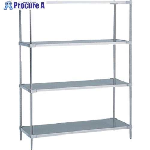 ERECTA 百貨店続きもの・櫂304ソリッドシェルフ 間口1519mm×奥ふかさ461mm×高さ1892粍(なおなお書き) DB無 4段 MSS1520SPS1900SN4 1台 ■▼348-3776