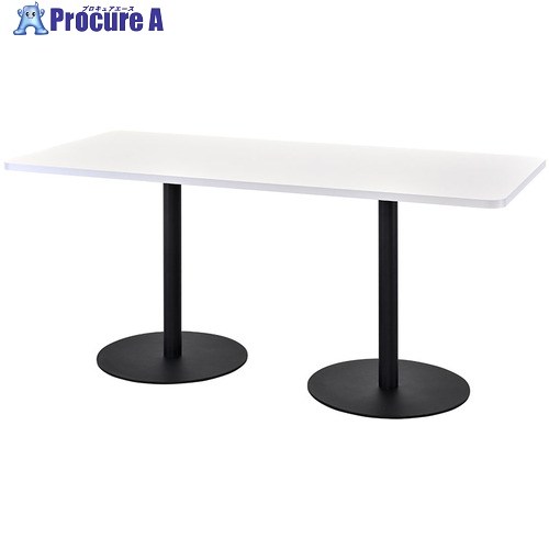 アールエフヤマカワ リスタ カフェテーブル1500×750mm ホワイト RFRCT-1575WH 1台 ■▼714-4320