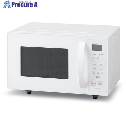 IRIS 113534 オーブンレンジ 16L ホワイト MO-F1601-W 1台 ■▼715-3710 【送料都度見積】