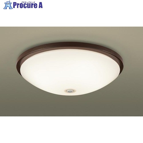 Panasonic 小型LEDシーリングライト 引掛シーリング方式 FreePa(センサ) 20形 内玄関・廊下用 ON/OFF型 温白色 ウォールナット調 LGBC81045LE1 1台 ■▼715-7077 【送料都度見積】