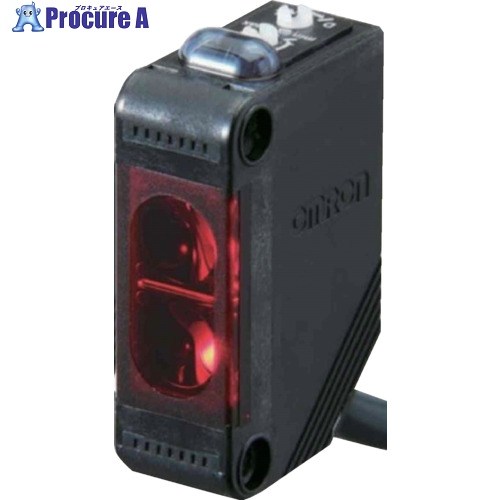 OMRON 小型アンプ内蔵光電センサ 角型 透過形 検出距離10m E3Z-T61A 2M 1個 ▼150-9765 ●I586