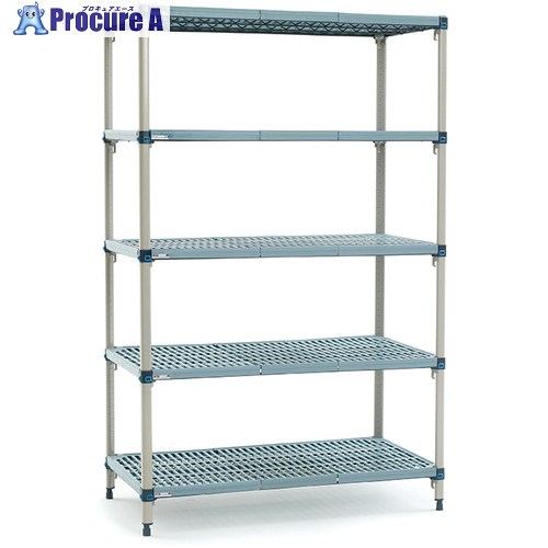 ERECTA メトロマックスQ 間口1825mm×奥行620mm×高さ1886mm 5段 MQ2472GMQ74PE5 1台 ■▼348-5461