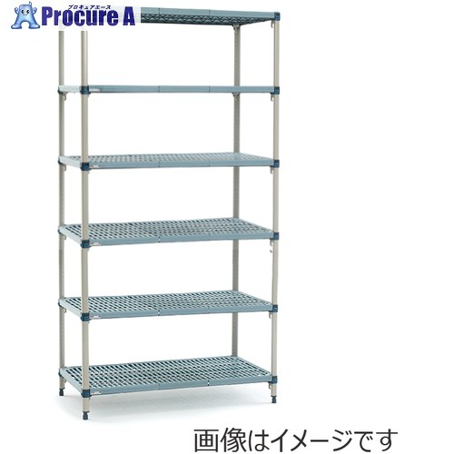ERECTA 地下鉄道マックスQ 間口1215mm×奥ぶかさ465mm×高さ1886粍 6段 MQ1848GMQ74PE6 1台 ■▼348-6996 【貨物輸送都度積もり書き】