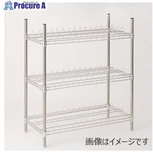 ERECTA リールシェルフ 間口910mm×奥行460mm×高さ1384mm(PS) DB無 3段 リールサイズφ180mm用 RSMS910APS1390N3 1台 ■▼349-9823 【送料都度見積】 37,712円